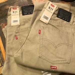 Levi’s 511 khaki jeans size 16 reg